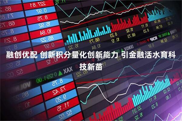 融创优配 创新积分量化创新能力 引金融活水育科技新苗